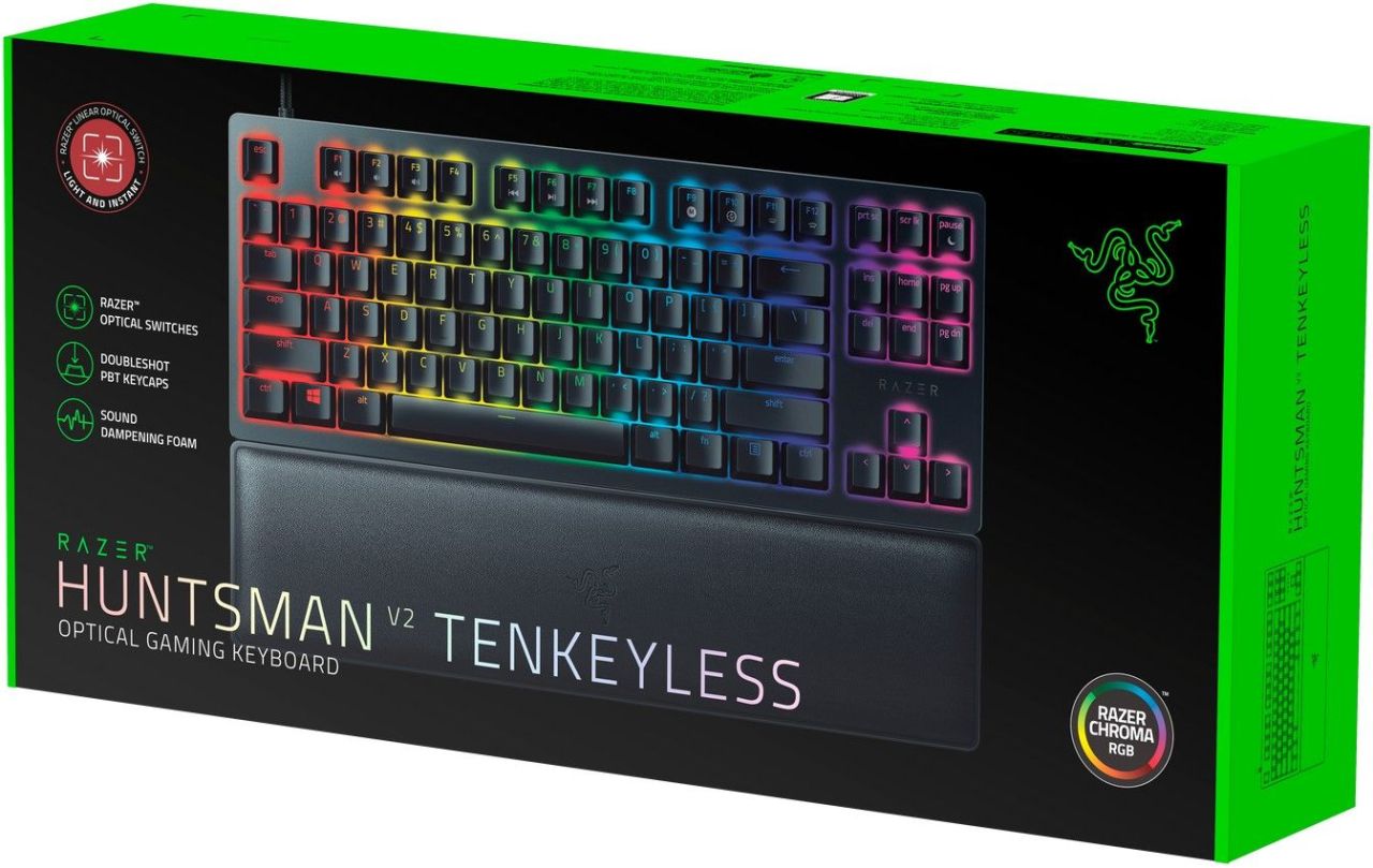 Razer Huntsman V2 Mechanical Gaming Keyboard Black UK Razer Huntsman V2 Mechanical Gaming Keyboard Black UK