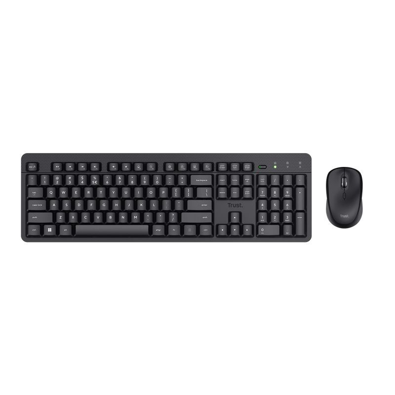 Trust Ody II Silent Wireless Keyboard & Mouse Set Black HU Trust Ody II Silent Wireless Keyboard & Mouse Set Black HU