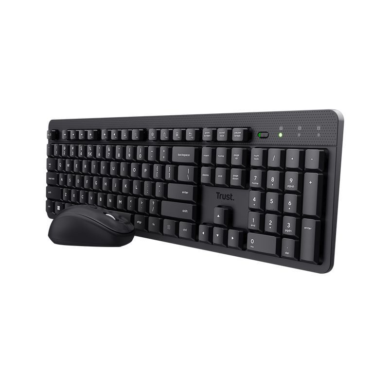 Trust Ody II Silent Wireless Keyboard & Mouse Set Black HU Trust Ody II Silent Wireless Keyboard & Mouse Set Black HU