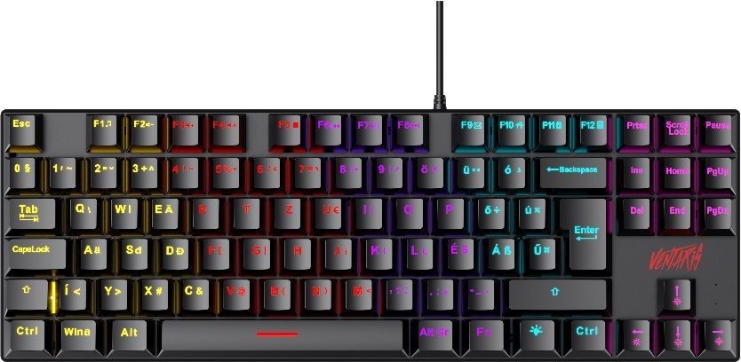 Ventaris Malevik RGB Mechanical Blue Switch Gamer Keyboard Black HU Ventaris Malevik RGB Mechanical Blue Switch Gamer Keyboard Black HU