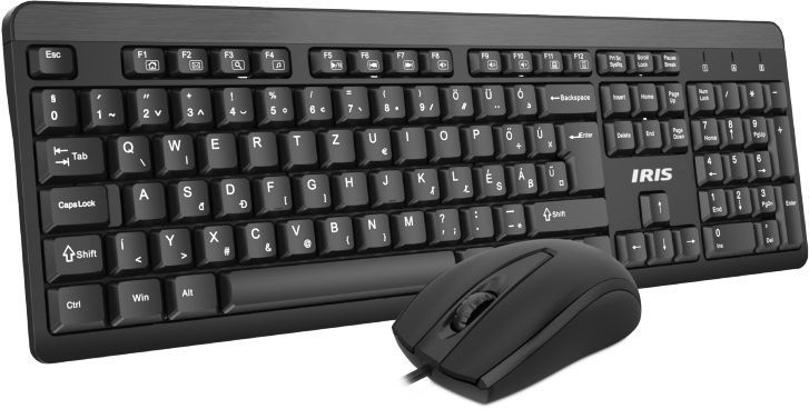 IRIS C-13 USB billentyűzet + egér Black HU IRIS C-13 USB billentyűzet + egér Black HU