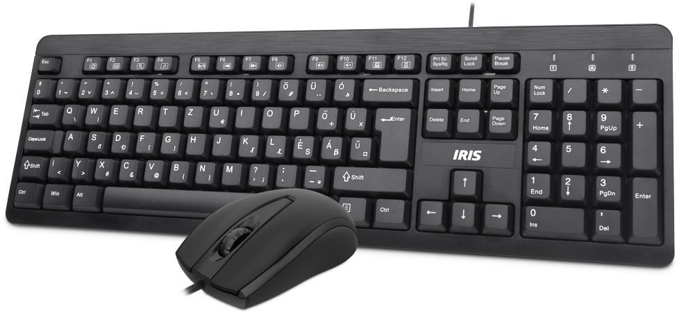 IRIS C-13 USB billentyűzet + egér Black HU IRIS C-13 USB billentyűzet + egér Black HU