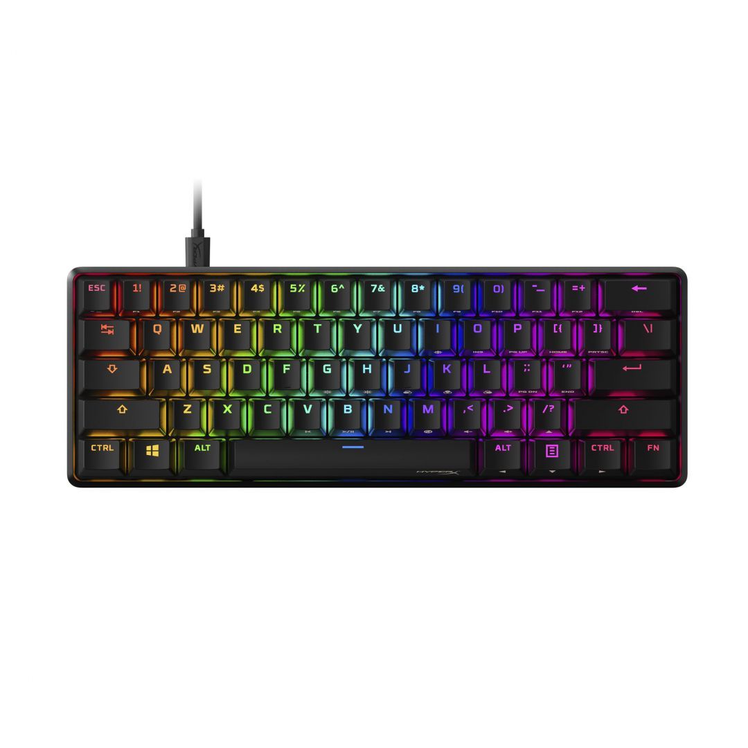 Kingston HyperX Alloy Origins 60 HyperX Red Mechanical Gaming Keyboard Black US Kingston HyperX Alloy Origins 60 HyperX Red Mechanical Gaming Keyboard Black US