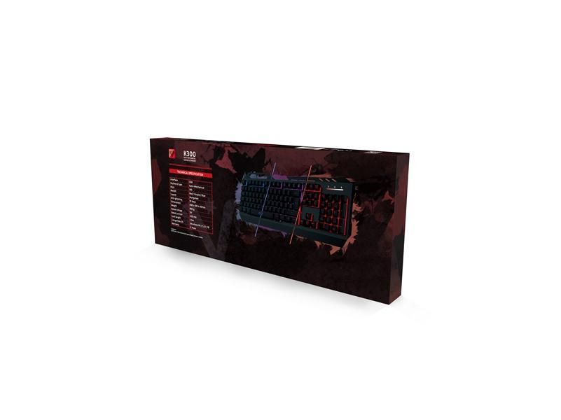 Ventaris K300 RGB Gamer billentyűzet Black HU Ventaris K300 RGB Gamer billentyűzet Black HU