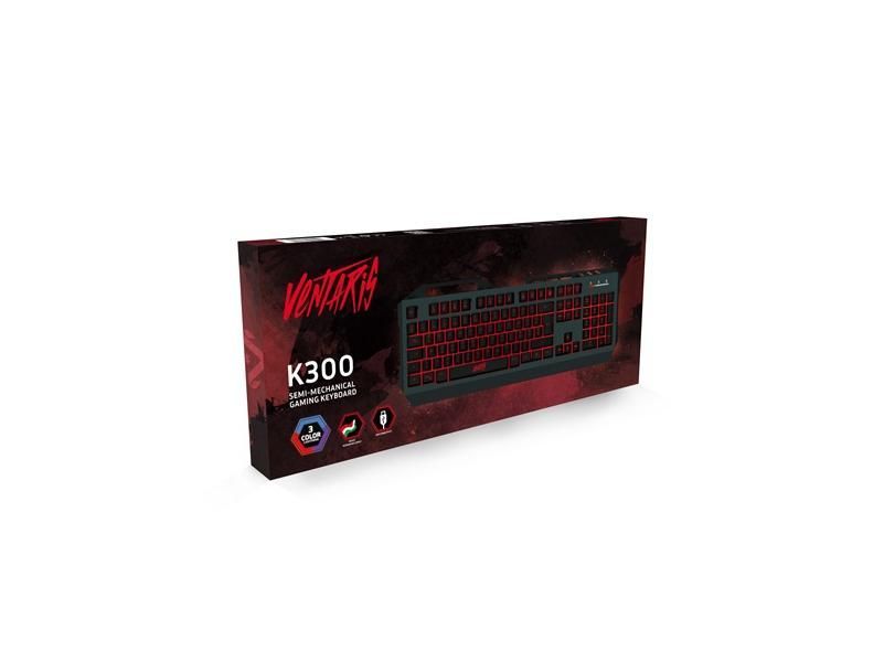 Ventaris K300 RGB Gamer billentyűzet Black HU Ventaris K300 RGB Gamer billentyűzet Black HU