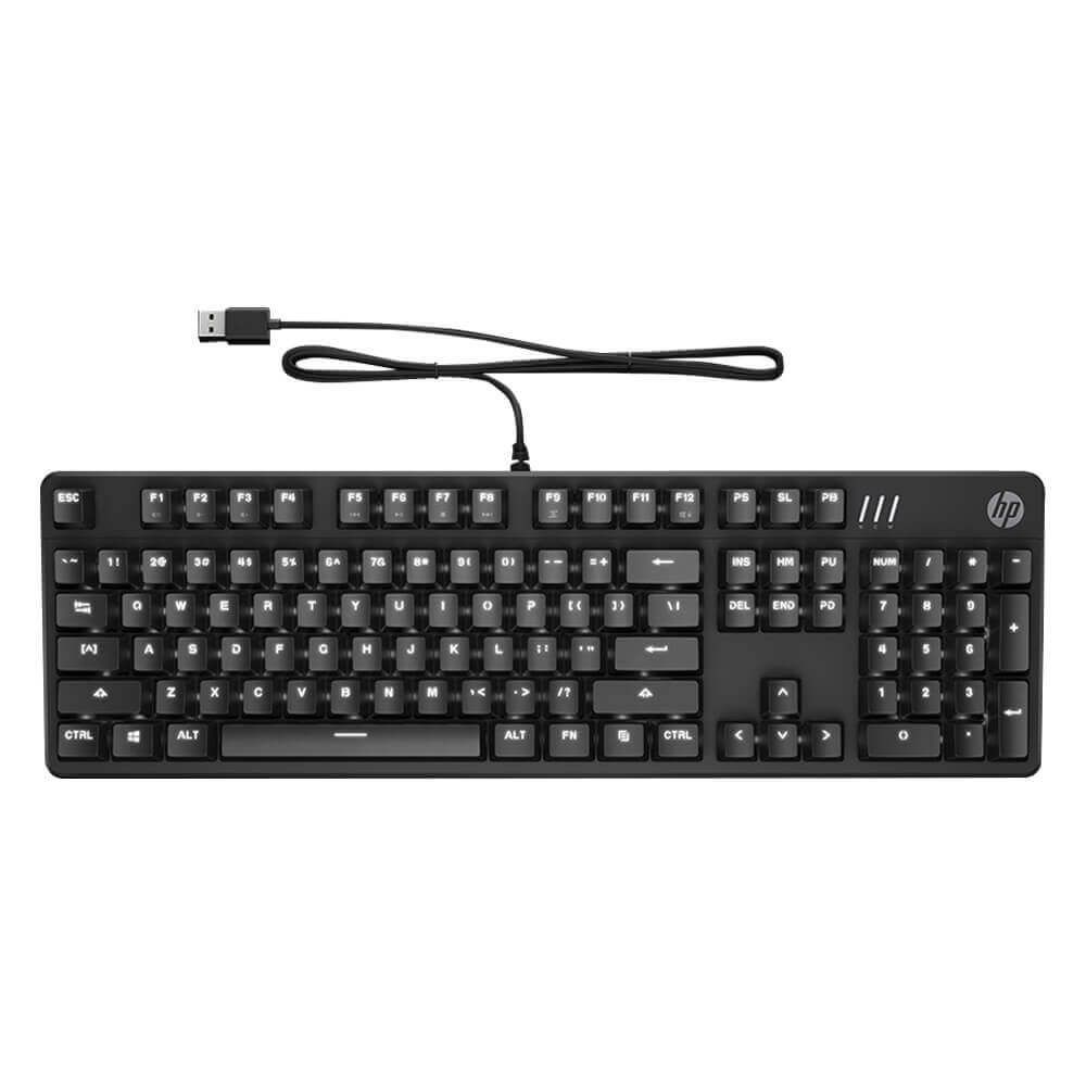 HP Pavilion 550 Wired Gamer RGB Red Mechanical Keyboard Black US HP Pavilion 550 Wired Gamer RGB Red Mechanical Keyboard Black US