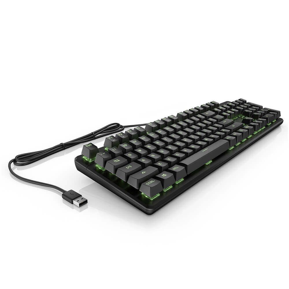 HP Pavilion 550 Wired Gamer RGB Red Mechanical Keyboard Black US HP Pavilion 550 Wired Gamer RGB Red Mechanical Keyboard Black US