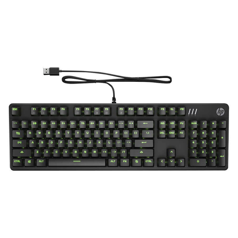 HP Pavilion 550 Wired Gamer RGB Red Mechanical Keyboard Black US HP Pavilion 550 Wired Gamer RGB Red Mechanical Keyboard Black US