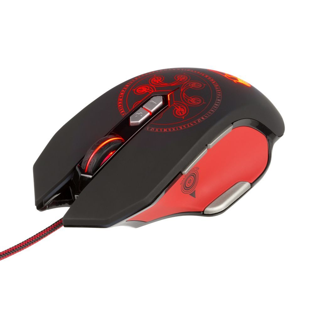 KONIX Drakkar Heimdall Gaming mouse Black/Red KONIX Drakkar Heimdall Gaming mouse Black/Red