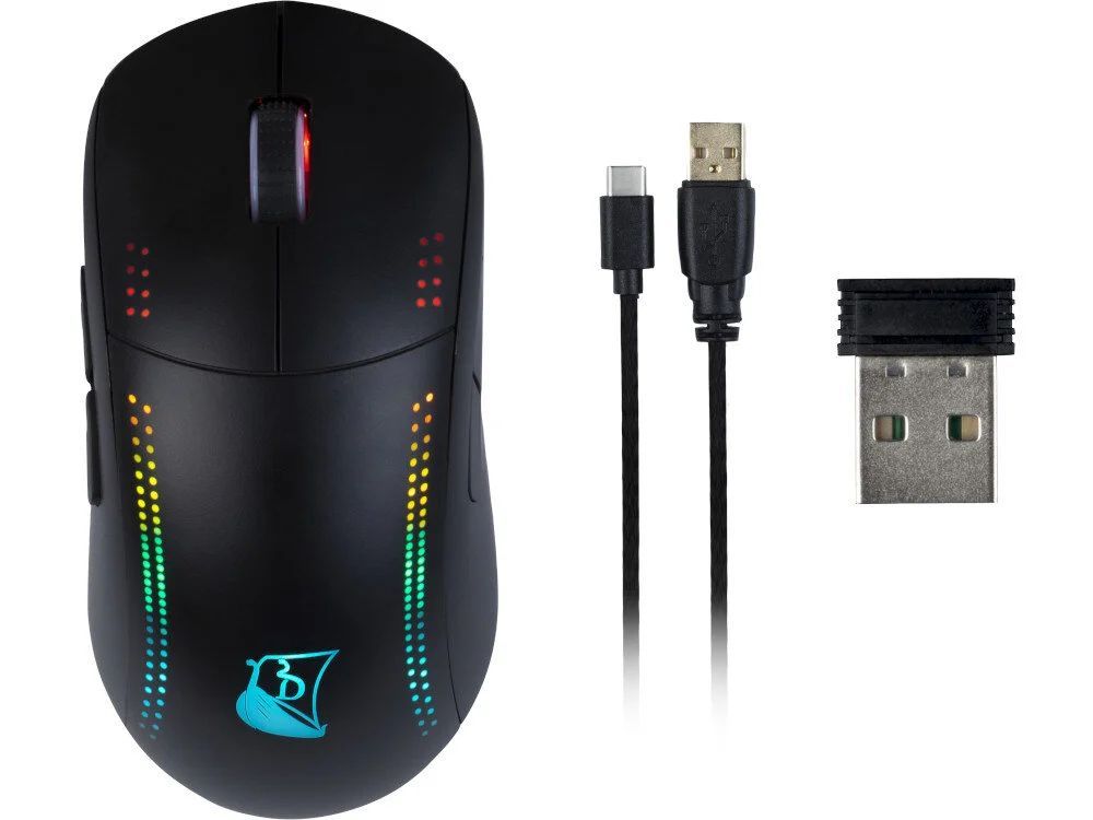 KONIX Drakkar Asgard Wireless Gaming Mouse Black KONIX Drakkar Asgard Wireless Gaming Mouse Black