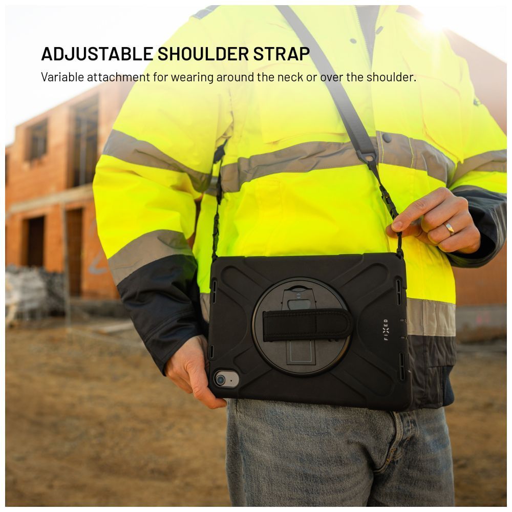 FIXED masszív tablet tok Apple iPad 10,9" (2022)/iPad 11" (2025) készülékhez, fekete