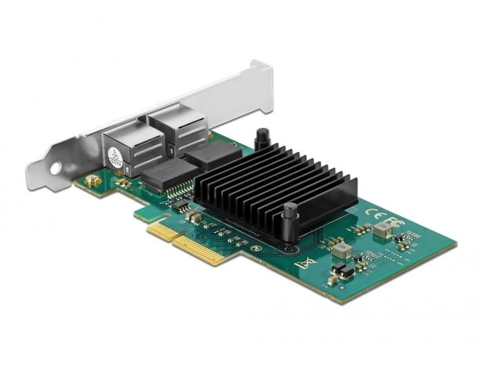 DeLock PCI Express x4 Card 2 x RJ45 Gigabit LAN i82576 DeLock PCI Express x4 Card 2 x RJ45 Gigabit LAN i82576