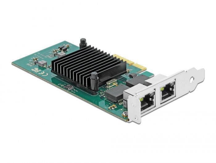 DeLock PCI Express x4 Card 2 x RJ45 Gigabit LAN i82576 DeLock PCI Express x4 Card 2 x RJ45 Gigabit LAN i82576