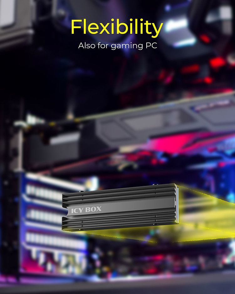 Raidsonic IcyBox IB-M2HS-PS5 Heat sink for PlayStation 5