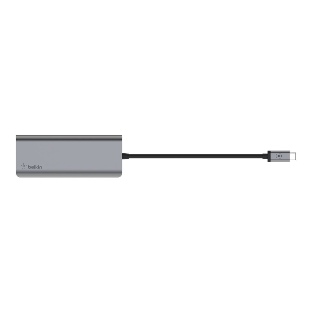 Belkin Connect USB-C 6-in-1 Multiport Adapter Gray Belkin Connect USB-C 6-in-1 Multiport Adapter Gray