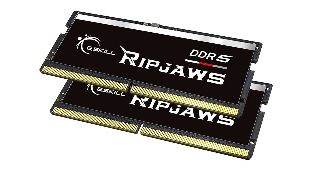G.SKILL 32GB DDR5 5600MHz Kit(2x16GB) SODIMM Ripjaws Black G.SKILL 32GB DDR5 5600MHz Kit(2x16GB) SODIMM Ripjaws Black