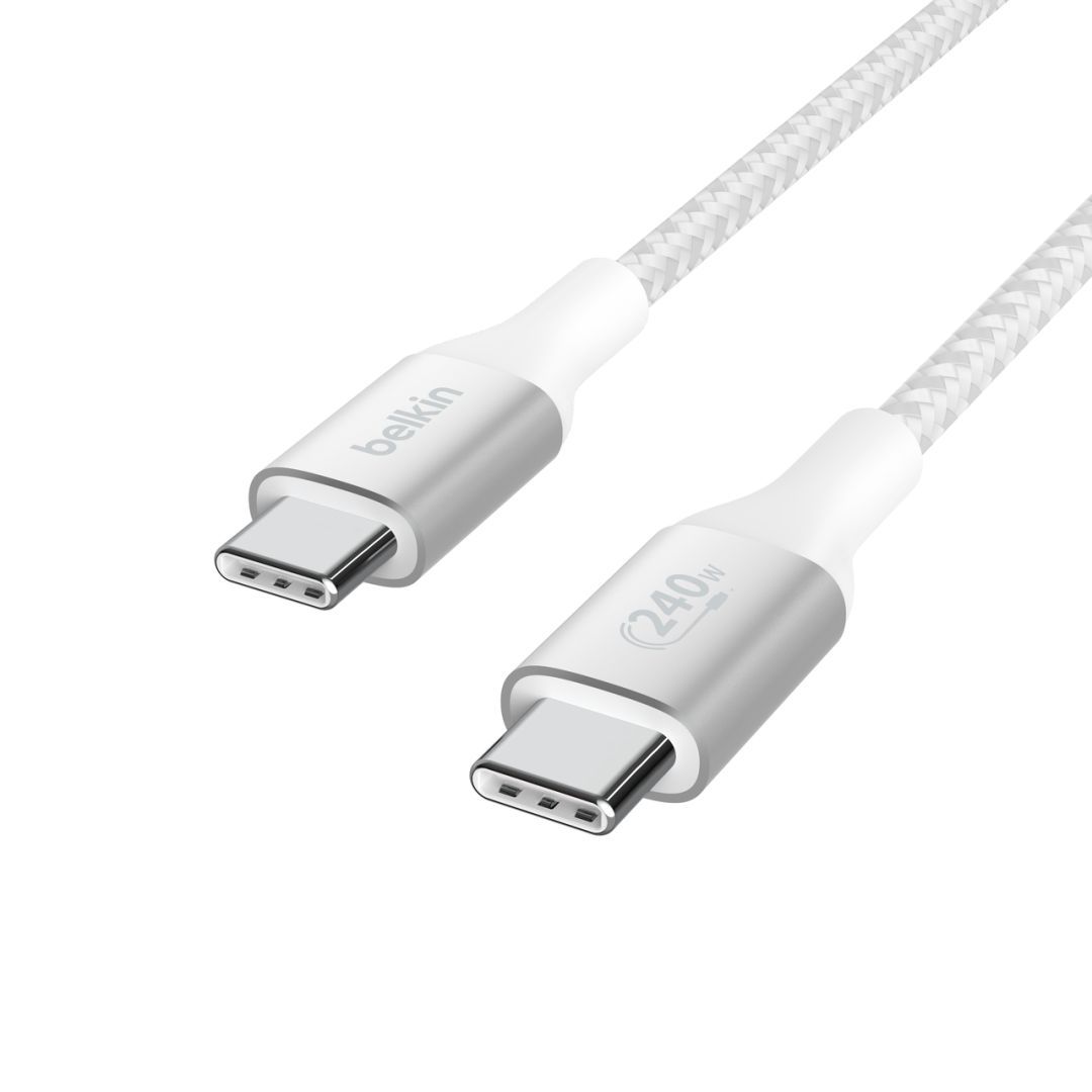 Belkin BoostCharge USB-C to USB-C 240W Cable 1m White Belkin BoostCharge USB-C to USB-C 240W Cable 1m White