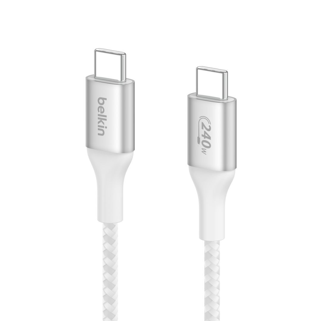 Belkin BoostCharge USB-C to USB-C 240W Cable 1m White Belkin BoostCharge USB-C to USB-C 240W Cable 1m White
