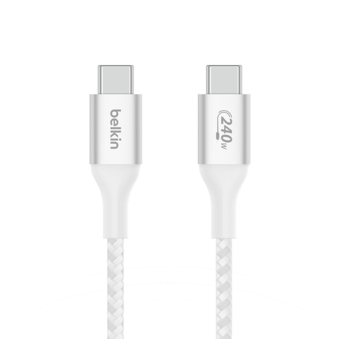 Belkin BoostCharge USB-C to USB-C 240W Cable 1m White Belkin BoostCharge USB-C to USB-C 240W Cable 1m White