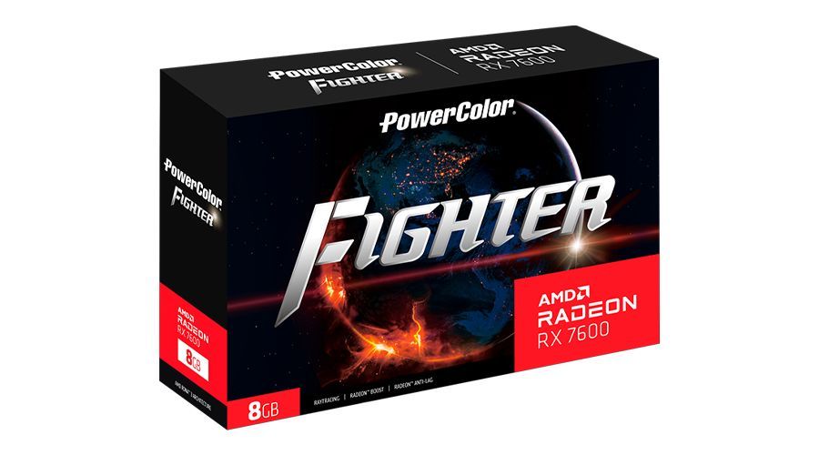 PowerColor RX 7600 8GB DDR6 Fighter PowerColor RX 7600 8GB DDR6 Fighter