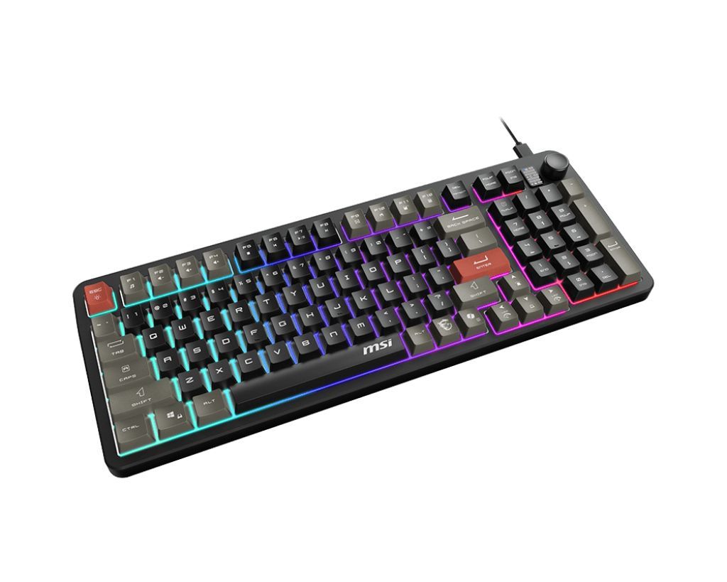 Msi FORGE GK110 Gaming Keyboard Black HU Msi FORGE GK110 Gaming Keyboard Black HU