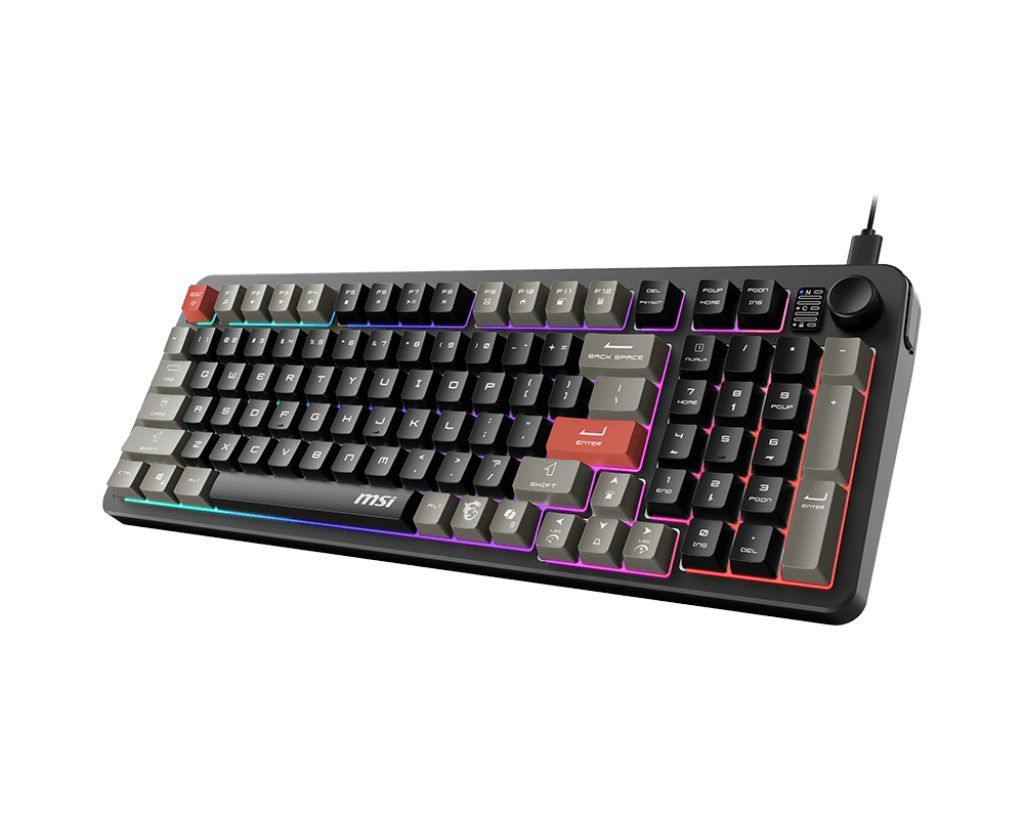 Msi FORGE GK110 Gaming Keyboard Black HU Msi FORGE GK110 Gaming Keyboard Black HU