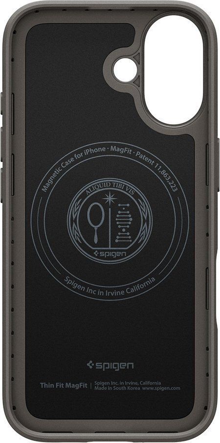 Spigen Thin Fit MagSafe case for iPhone 17 Gunmetal Spigen Thin Fit MagSafe case for iPhone 17 Gunmetal