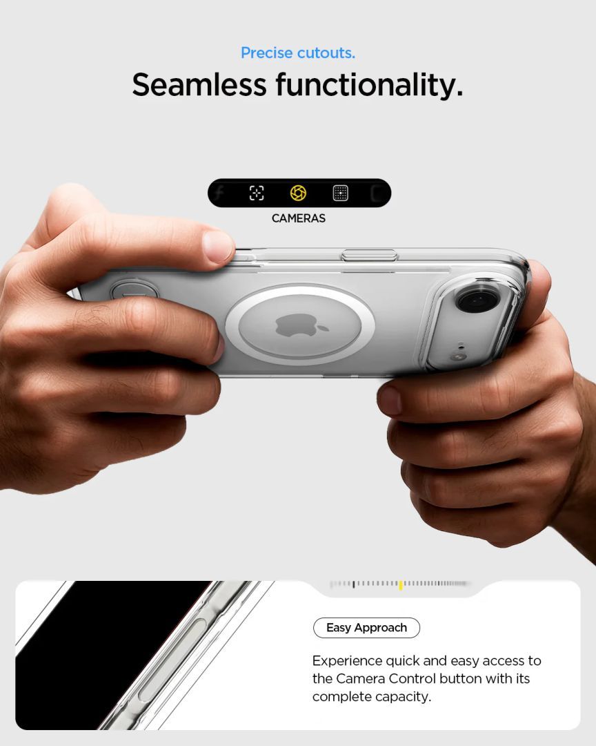 Spigen Ultra Hybrid S MagSafe case for iPhone Air Clear White Spigen Ultra Hybrid S MagSafe case for iPhone Air Clear White