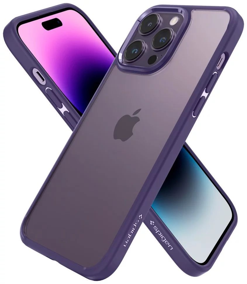 Spigen Ultra Hybrid iPhone 14 Pro Deep Purple Spigen Ultra Hybrid iPhone 14 Pro Deep Purple