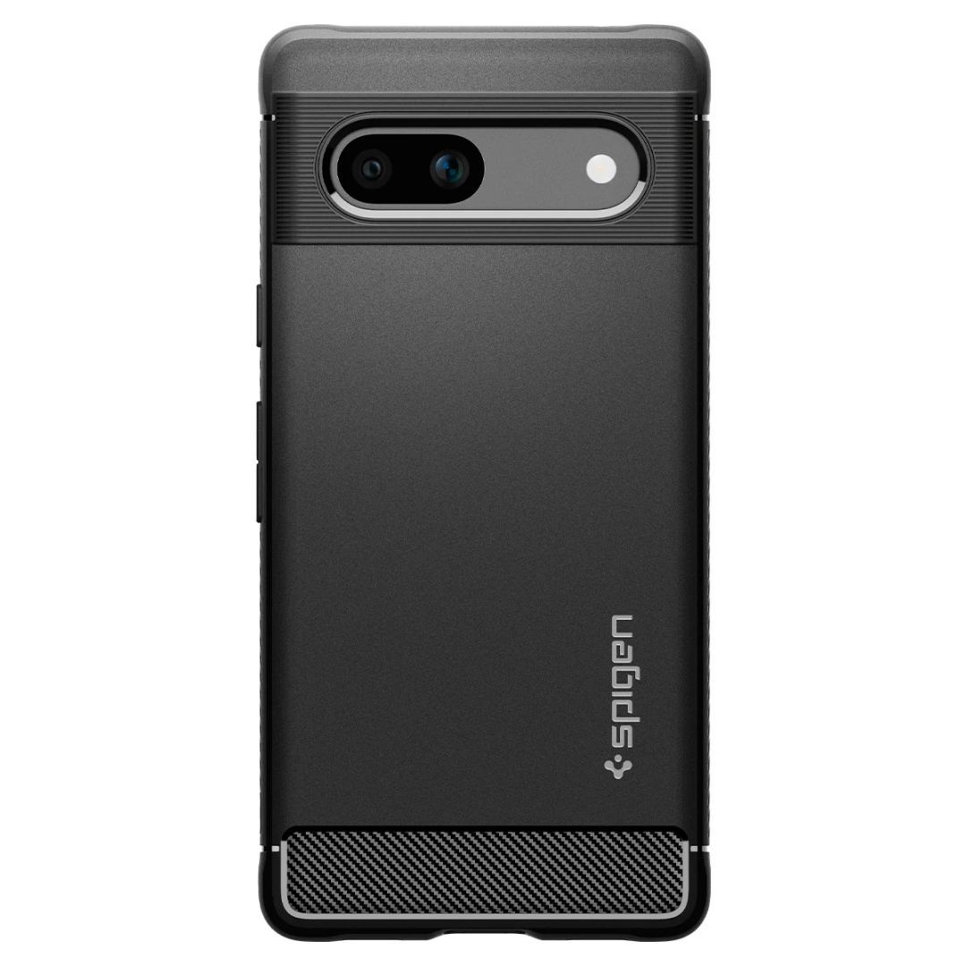 Spigen Pixel 7a Case Rugged Armor Black Spigen Pixel 7a Case Rugged Armor Black