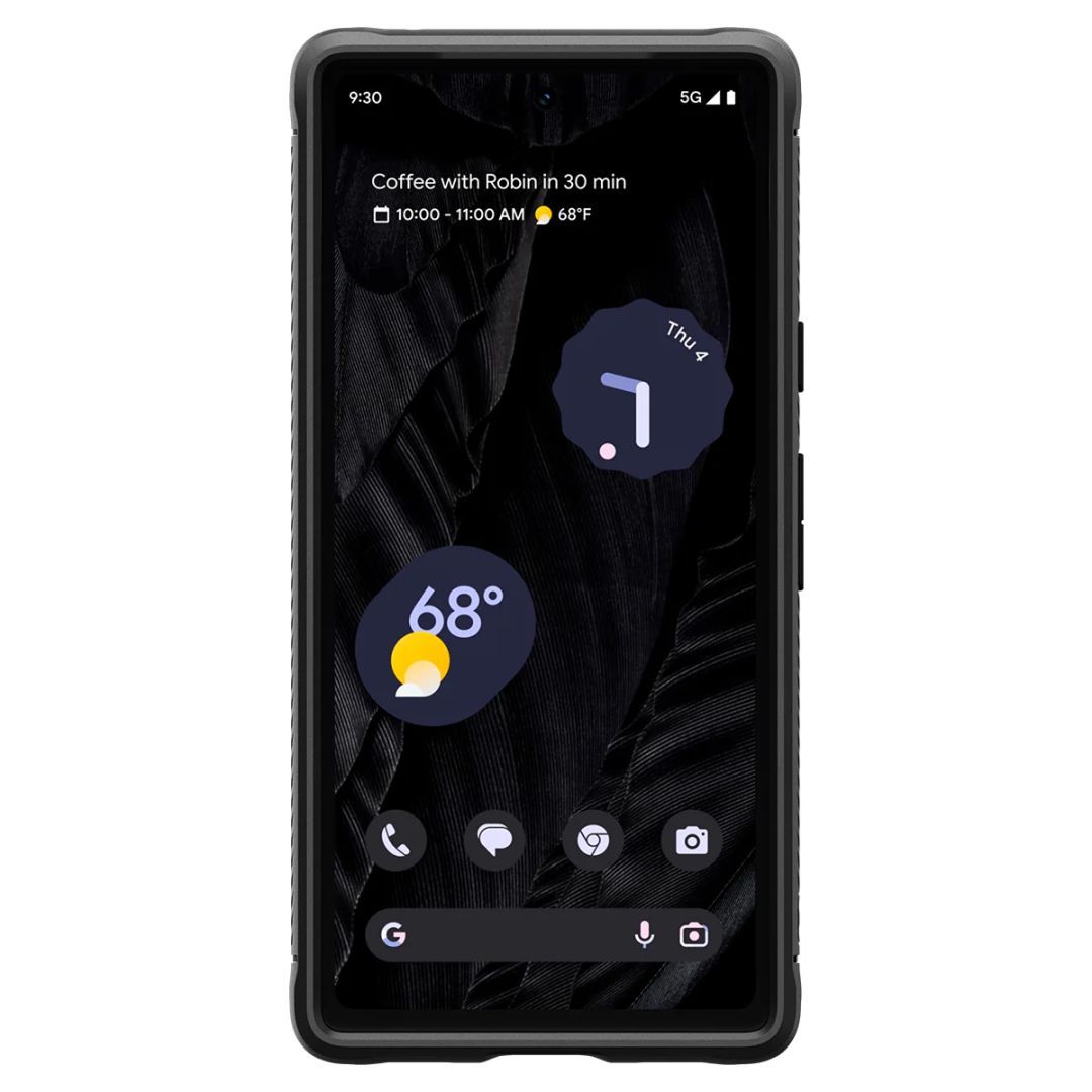 Spigen Pixel 7a Case Rugged Armor Black Spigen Pixel 7a Case Rugged Armor Black