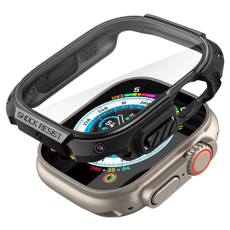 Spigen Tough Armor, black - Apple Watch Ultra 49mm Spigen Tough Armor, black - Apple Watch Ultra 49mm