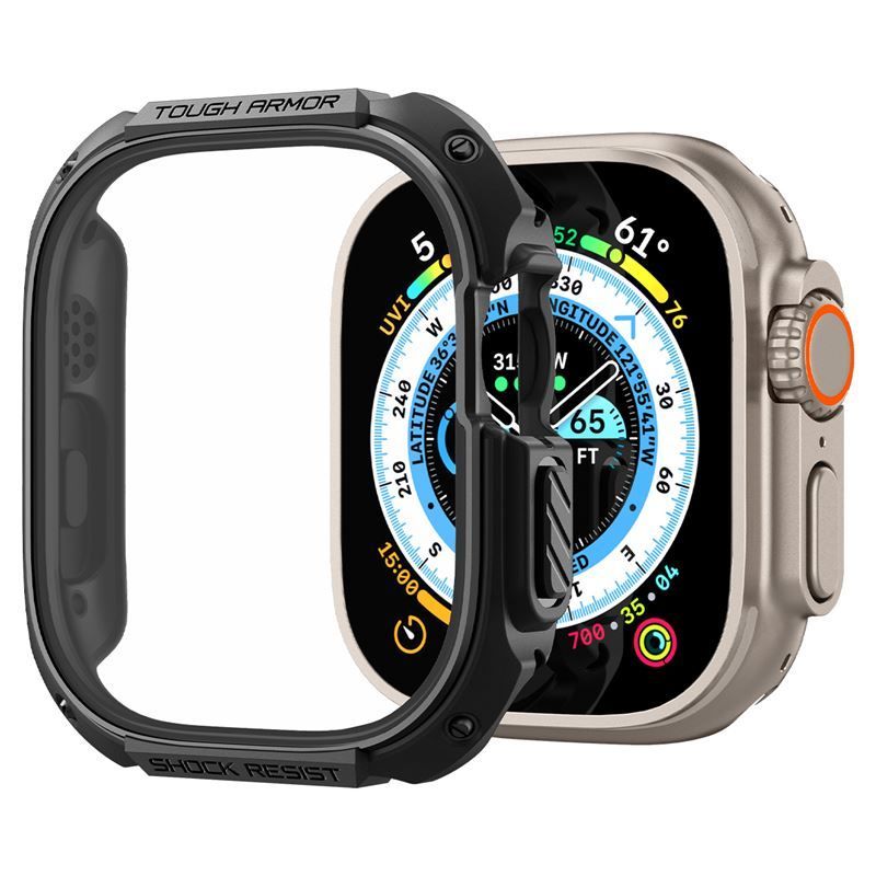 Spigen Tough Armor, black - Apple Watch Ultra 49mm Spigen Tough Armor, black - Apple Watch Ultra 49mm