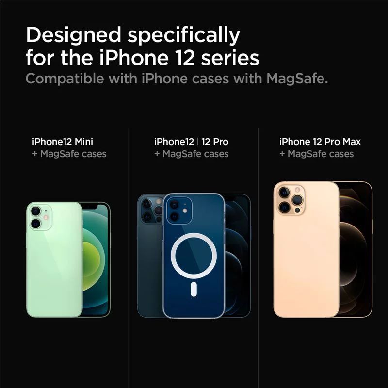 Spigen Power Arc ArcField Magnetic Wireless Charger Fast Charging/7.5W Black Spigen Power Arc ArcField Magnetic Wireless Charger Fast Charging/7.5W Black