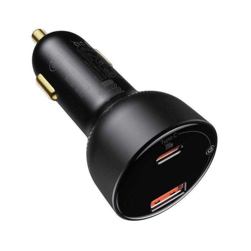 Baseus Superme Car Charger Black Baseus Superme Car Charger Black