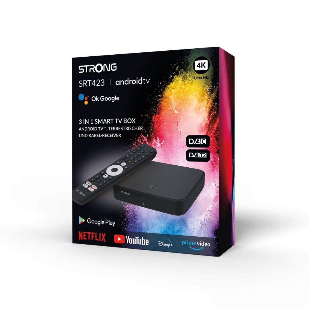 Strong SRT 423 GOOGLE TV BOX 4K Strong SRT 423 GOOGLE TV BOX 4K