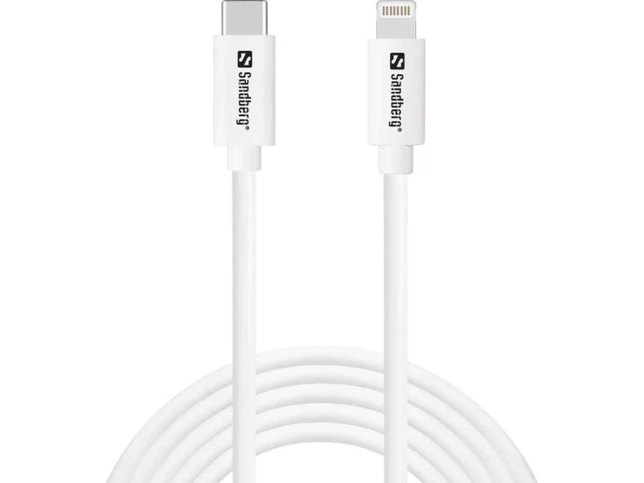 Sandberg USB-C PD to Lightning 2m White Sandberg USB-C PD to Lightning 2m White