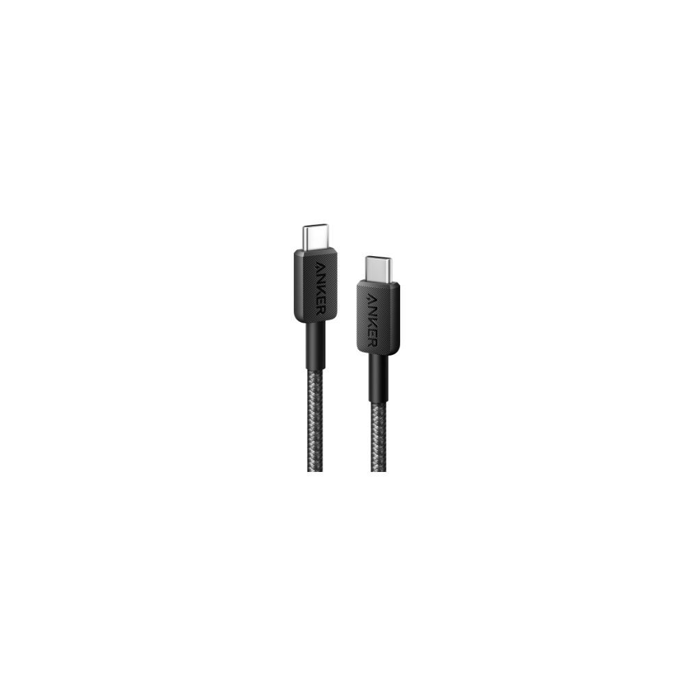 ANKER 322 Töltőkábel USB-C - USB-C 0,9m Black ANKER 322 Töltőkábel USB-C - USB-C 0,9m Black