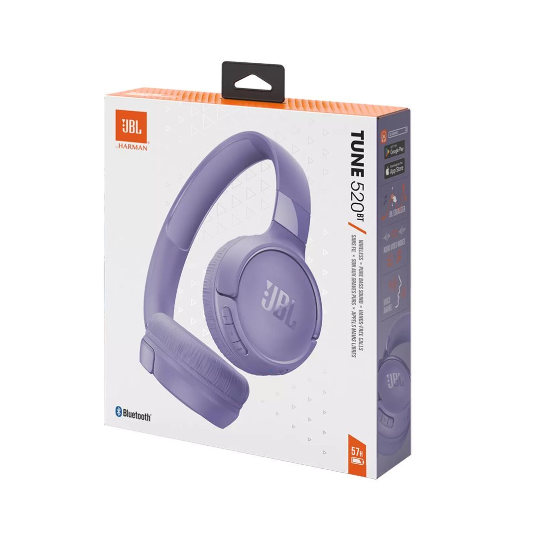 JBL Tune 520BT Wireless Bluetooth Headset Purple JBL Tune 520BT Wireless Bluetooth Headset Purple
