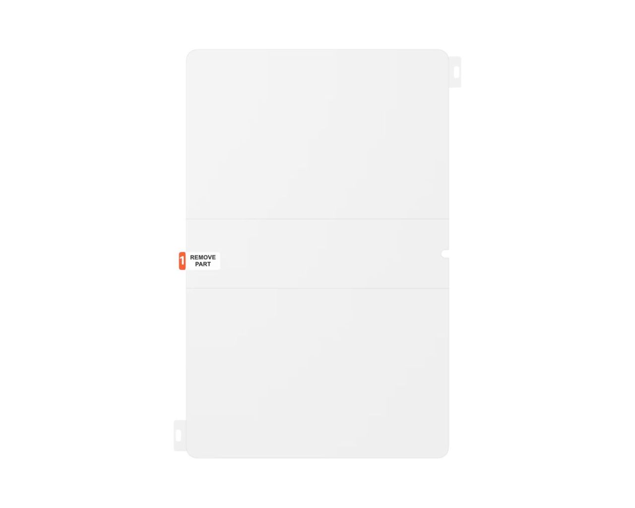 Samsung Galaxy Tab S10 FE+ Anti-Reflecting Screen Protector Film Transparent