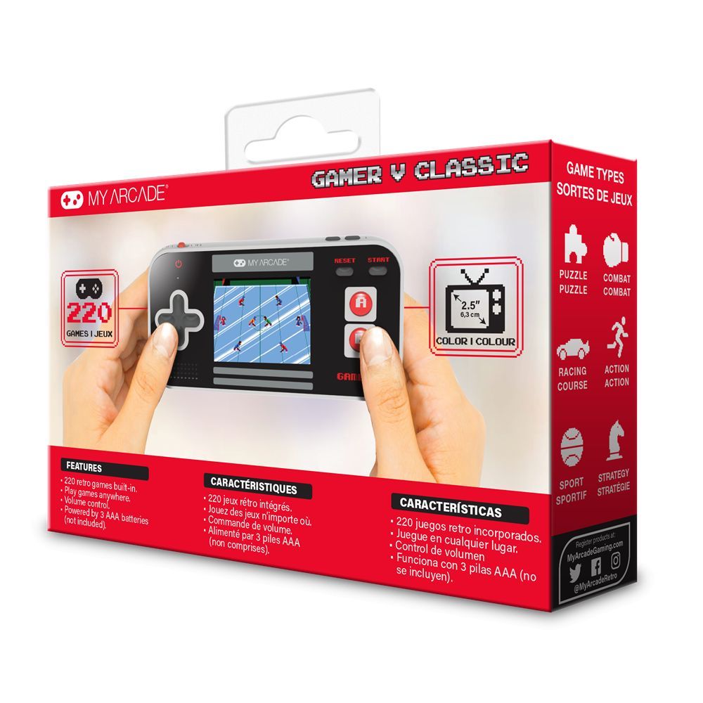 MY ARCADE Gamer V Classic Black/Red MY ARCADE Gamer V Classic Black/Red