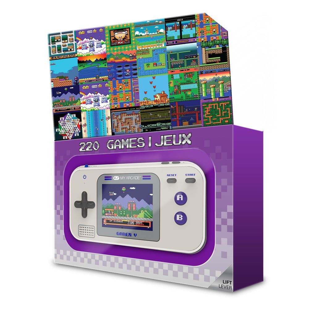 MY ARCADE Gamer V Classic Grey/Purple MY ARCADE Gamer V Classic Grey/Purple