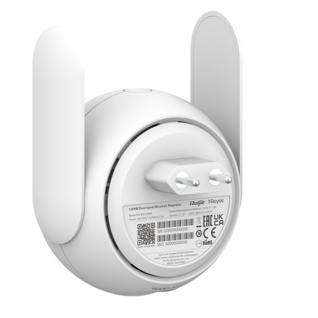 Reyee RG-EW1200R Dual Band Wi-Fi Extender Reyee RG-EW1200R Dual Band Wi-Fi Extender