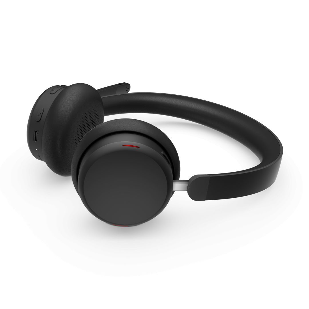 Lenovo 6550 Dual-Mode ANC (USB-C) Bluetooth Headset Black