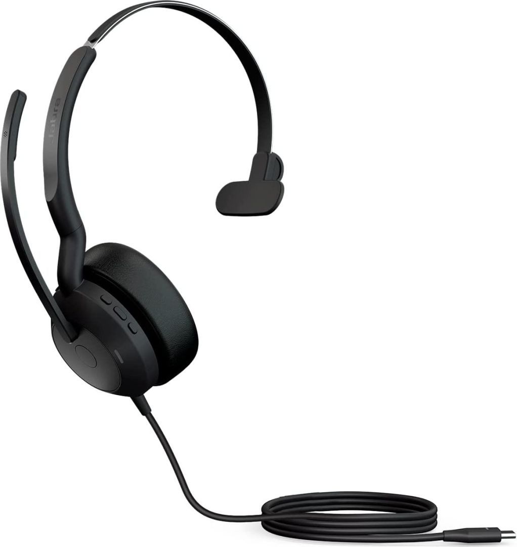 Jabra Evolve2 50 USB-A MS Mono Bluetooth Headset Black Jabra Evolve2 50 USB-A MS Mono Bluetooth Headset Black