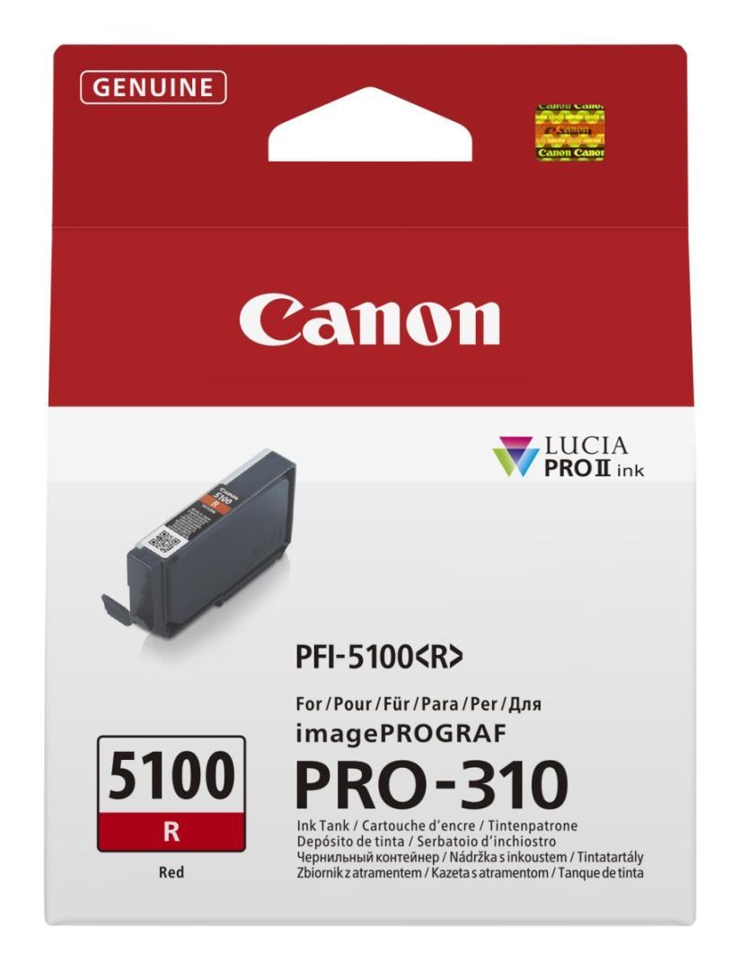 Canon PFI-5100 Red tintapatron Canon PFI-5100 Red tintapatron