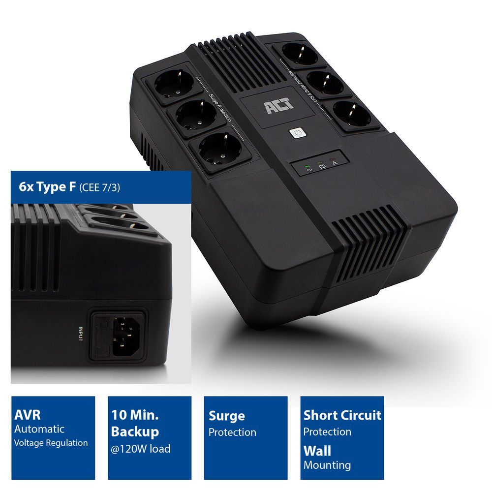 ACT AC2300 Line Interactive 600VA UPS ACT AC2300 Line Interactive 600VA UPS