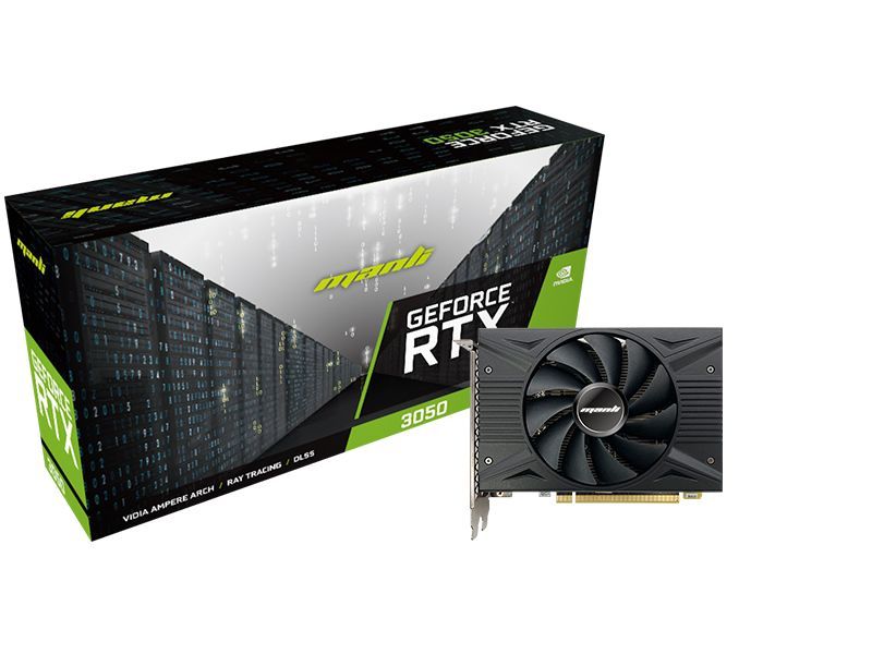 Manli GeForce RTX3050 8GB DDR6 Nebula Single Manli GeForce RTX3050 8GB DDR6 Nebula Single