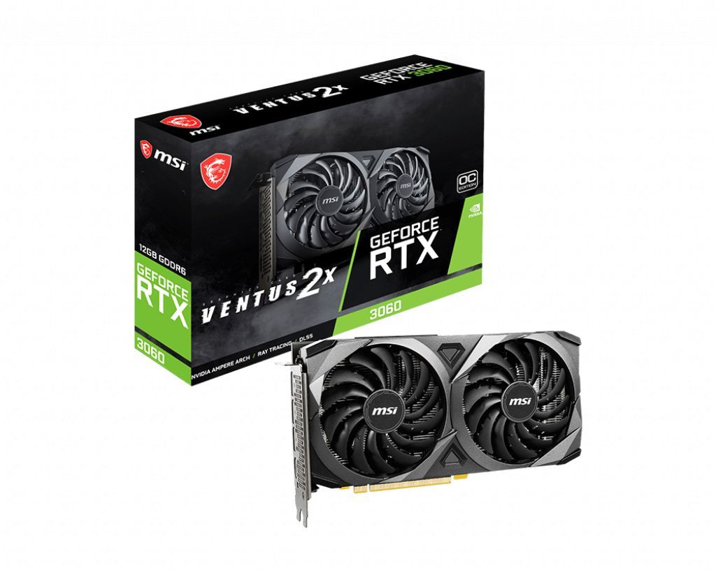 Msi RTX3060 VENTUS 2X 12G OC (LHR) Msi RTX3060 VENTUS 2X 12G OC (LHR)