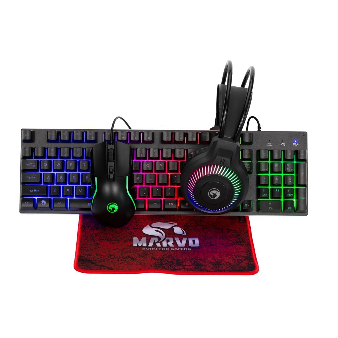 Marvo Loot 30 Gaming Keyboard Combo Black UK Marvo Loot 30 Gaming Keyboard Combo Black UK